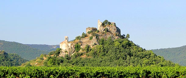 ruine chateau entrechaux